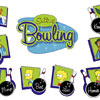 Simpsons bowling sticker set